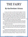 "The Fairy" by the Brothers Grimm - eBook with Worksheets