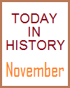Today in History for November