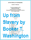 Up from Slavery by Booker T. Washington