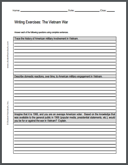 vietnam essays for students