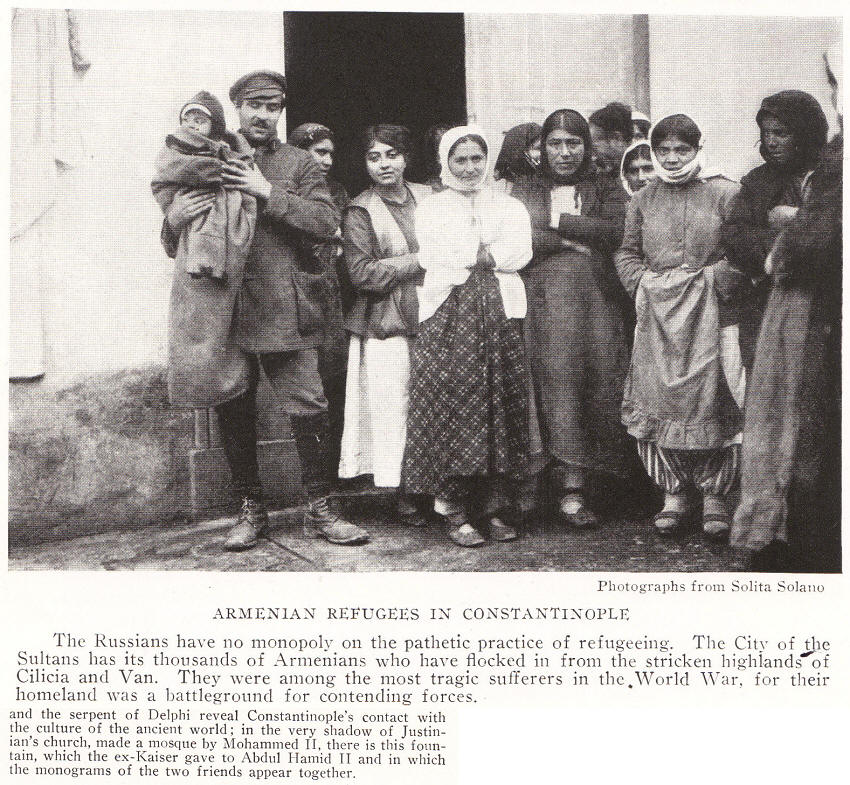 Armenian Refugees in Constantinople (Istanbul),Turkey
