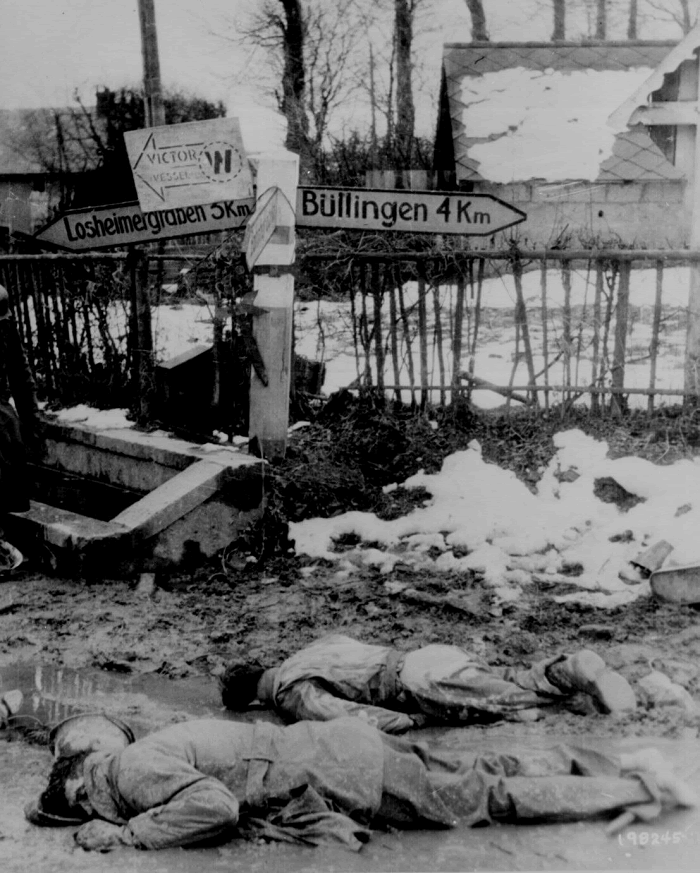 American Casualties in Belgium in December, 1944