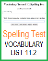 11.2 Interactive Spelling Test