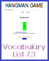Vocabulary Terms 7.3 Energy Saver Game