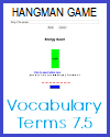 Vocabulary Definitions for Unit 7.5 Energy Saver Game