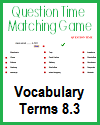 8.3 Question Time Matching Game