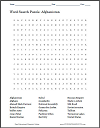 Afghanistan Word Search Puzzle