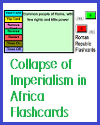 Collapse of Imperialism in Africa Interactive Flashcards; Grades 7-12