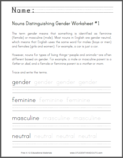 what-are-nouns-distinguishing-gender-worksheet-student-handouts