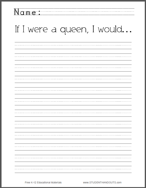 if i were a princess essay