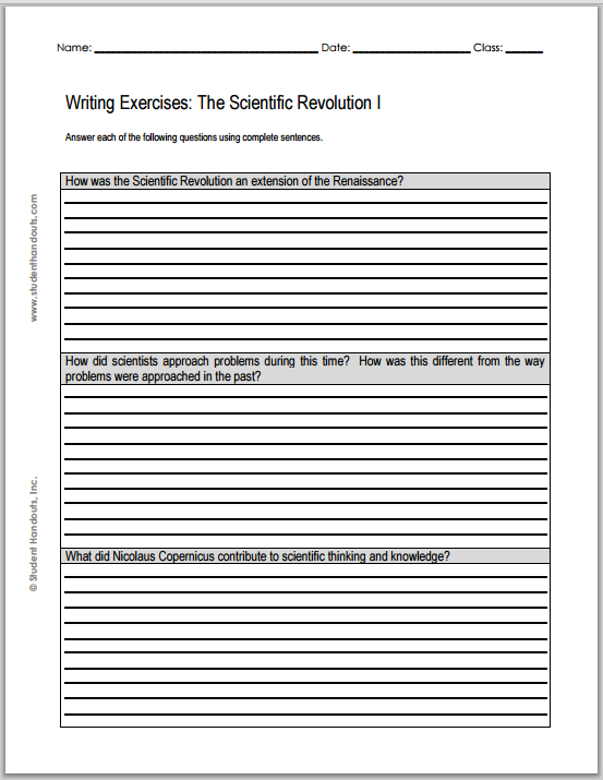 the scientific revolution essay