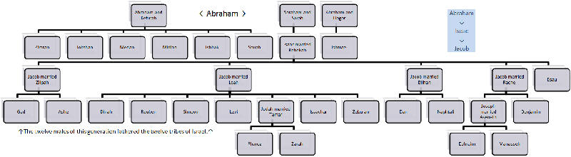 The descendants of Abraham, Isaac, and Jacob. Jacob's sons founded the twelve tribes of Israel.
