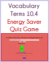 Vocabulary List 10.4 - Energy Saver "Hangman" Game