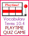 Vocabulary List 10.4 - Two-Player Playtime Quiz Game