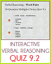 Quiz #2 - Grade 9 Interactive Verbal Reasoning