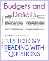 Budgets and Deficits Reading with Questions