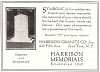 Harrison Memorials