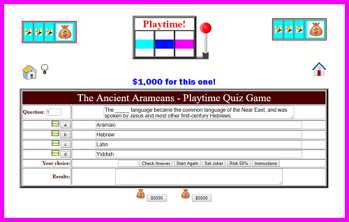 The Ancient Arameans - Playtime Quiz Game