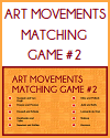 Art Movements and Artists Question Time Matching Game II