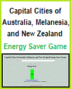 Capital Cities of Oceania and Melanesia Energy Saver Interactive Game