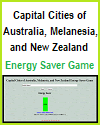 Capital Cities of Oceania Energy Saver Interactive Game