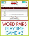Word Pairs Playtime Game II