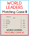 Modern World Leaders Question Time Matching Game III