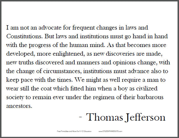 thomas jefferson quotes on education