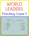 Modern World Leaders Question Time Matching Game V