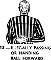 Illegally Passing or Handing Ball Forward