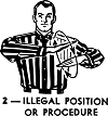 Illegal Position or Procedure