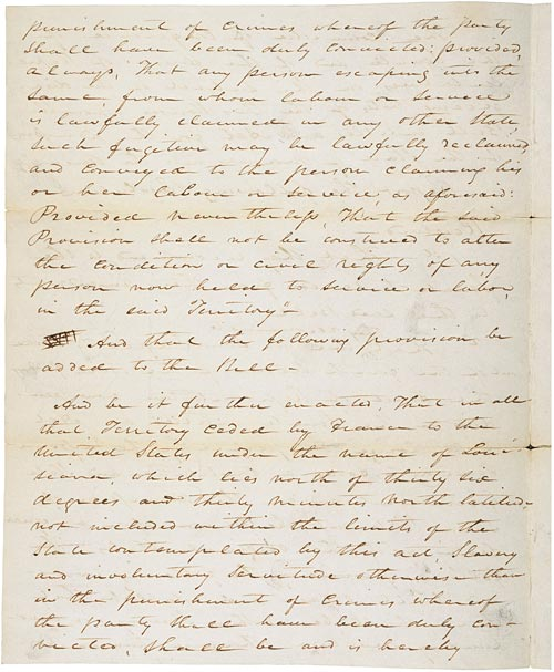 Missouri compromise (1820) Page 1