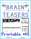 Brain Teasers Worksheet #10