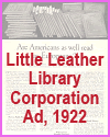 Little Leather Library Corporation Ad, 1922