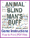 Animal Blind Man's Buff Instructions