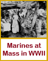 Marines at Mass During World War II Marines at Mass During World War II