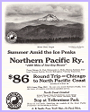 Northern Pacific Yellowstone Park Line Antique Ad Northern Pacific Yellowstone Park Line Antique Ad