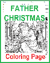 Father Christmas Coloring Page