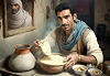 Man with a bowl