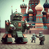Robots sightseeing in Moscow