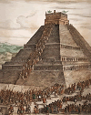 Aztec pyramid