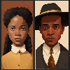 Young woman and young man