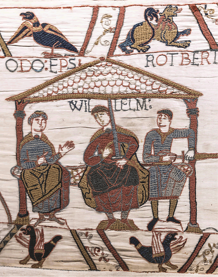 William the Conqueror on the Bayeux Tapestry