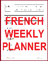 Blank French Weekly Planner
