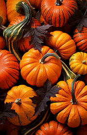 autumn harvest pumpkins