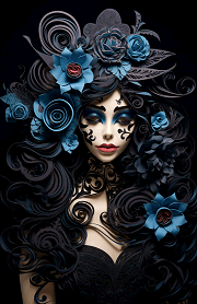 Latina goth quilling art junior dashboard