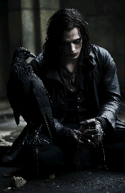 pensive goth guy with a black crow dashboard for planner in half-letter size free to print