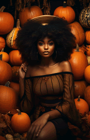 Black girl magic pumpkin junior size planner dashboard
