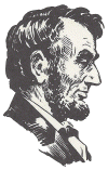 Abraham Lincoln Profile Sketch