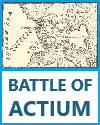 Map of the Battle of Actium. 